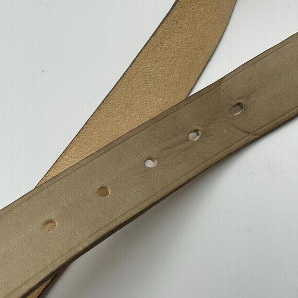 Prada - Classic Saffiano Made in Italy Oval Belt Buckle - Neutral Cream - 36 - Picture 8 of 8